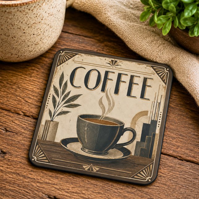 Art Deco Coffee  Coaster (Creator Uploaded)