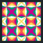 Art Deco Colourful Swirl Retro Abstract Art Poster<br><div class="desc">Art Deco Colourful Swirl Retro Abstract Art</div>