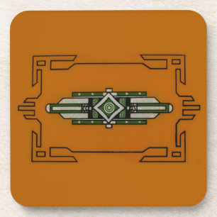 Art Deco ~ Cork Coaster