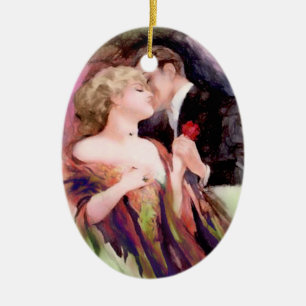 Art Deco Couple Personalised Ornament