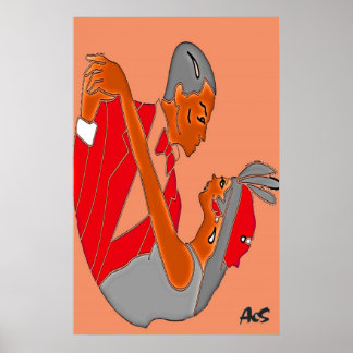 ART DECO COUPLE POSTER