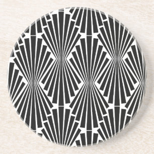 Art Deco Custom Pattern Coaster