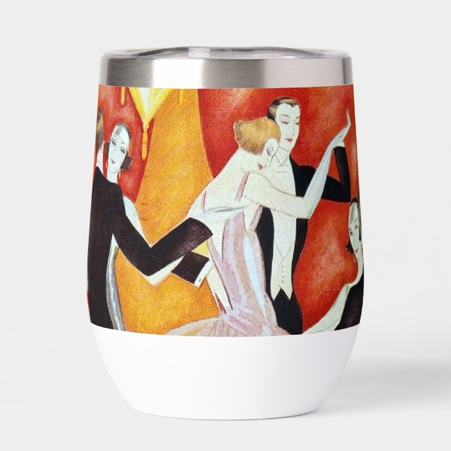 Art Deco Dancing Couples 1920s Ballroom  (Back)