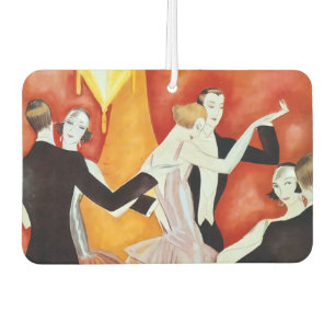 Art Deco Dancing Couples 1920s Ballroom Car Air Freshener
