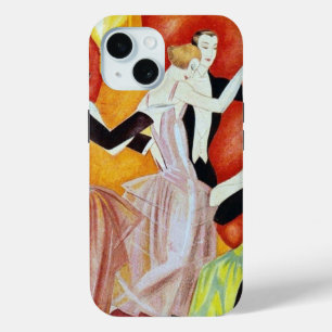 Art Deco Dancing Couples 1920s Ballroom  iPhone 15 Case