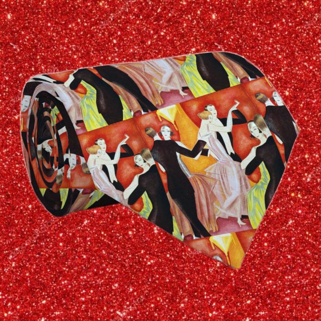 Art Deco Dancing Couples 1920s Ballroom  Tie (Creator Uploaded)