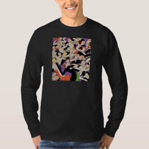 Art Deco Dancing Couples Pattern   1920s Jazz Age  T-Shirt
