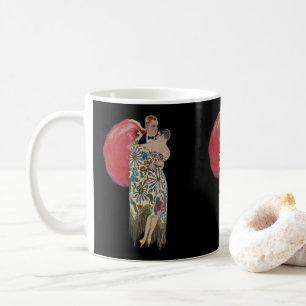 Art Deco Dancing, Vintage Love and Romance Coffee Mug