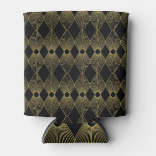 Art Deco Decoration Seamless Pattern Can Cooler