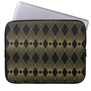 Art Deco Decoration Seamless Pattern Laptop Sleeve