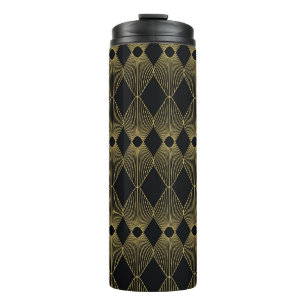 Art Deco Decoration Seamless Pattern Thermal Tumbler