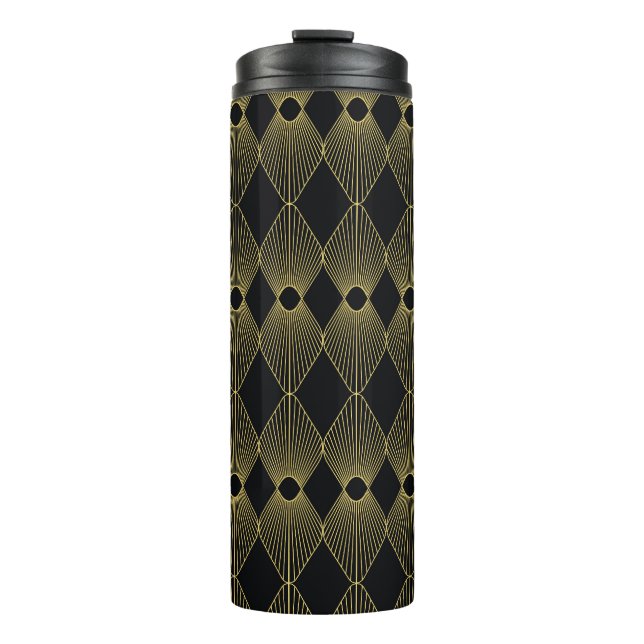 Art Deco Decoration Seamless Pattern Thermal Tumbler (Front)