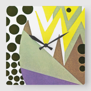 Art Deco Design #10 at Emporio Moffa Square Wall Clock