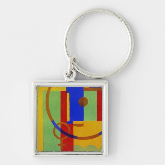 Art Deco Design #11 @ Emporio Moffa Key Ring (Front)