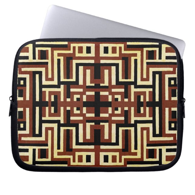 Art Deco Design #2 at Sunshinedazzle Laptop Sleeve (Front)