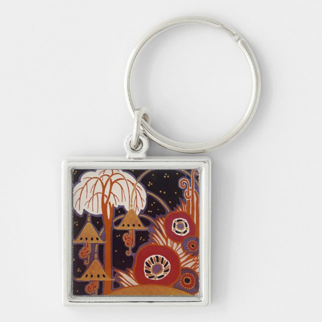 Art Deco Design #4 at Sunshinedazzle Key Ring (Front)