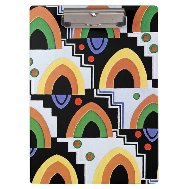 Art Deco Design #4 @ Emporio Moffa Clipboard (Front)