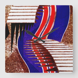 Art Deco Design #6 at Emporio Moffa Square Wall Clock