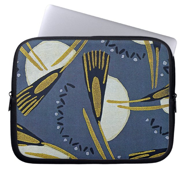 Art Deco Design #7 at Sunshinedazzle Laptop Sleeve (Front)