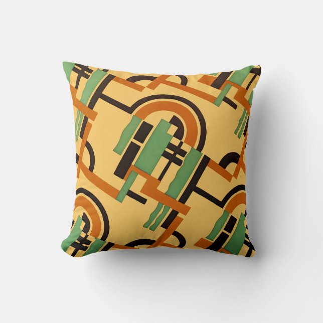 Art Deco Design #7 @ Emporio Moffa Cushion (Front)