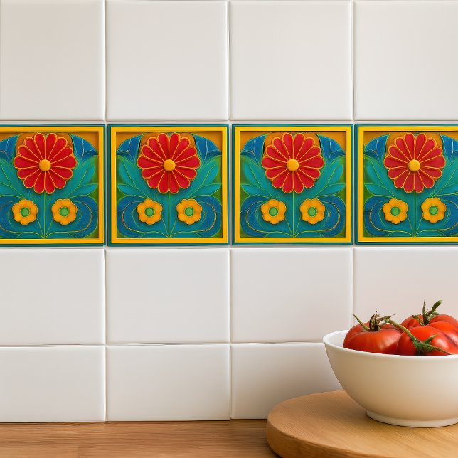 Art Deco Design Ceramic Tile (Art Deco Tile)