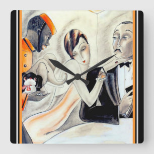 Art Deco Design Clock by Dodo