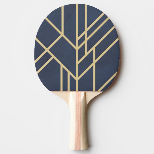 Art Deco design Ping Pong Paddle (Front)