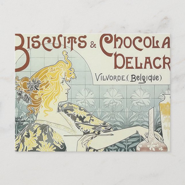 Art Deco Design Postcard (Front)