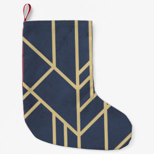 Art Deco design Small Christmas Stocking