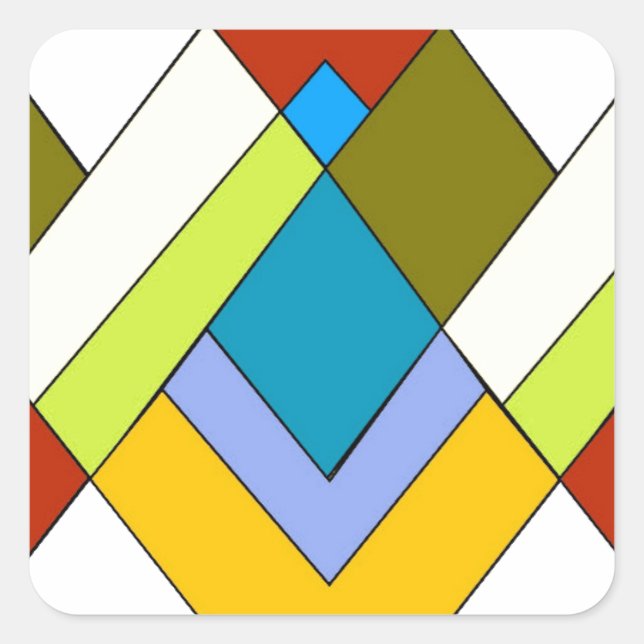 Art Deco Design Stickers (Front)