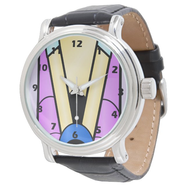 Art Deco Design Watch (Angled)