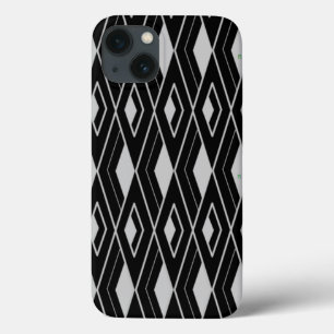 Art Deco Diamond Shapes iPhone 13 Case