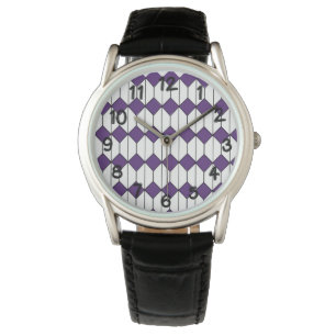 Art Deco Diamonds and Hexagons Watch