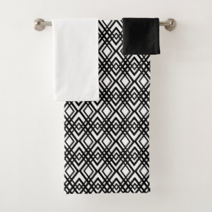 Art Deco Diamonds Bath Towel Set