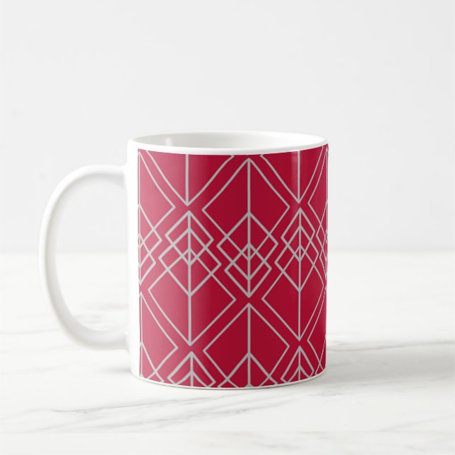 Art Deco Diamonds Coffee Mug (Left)