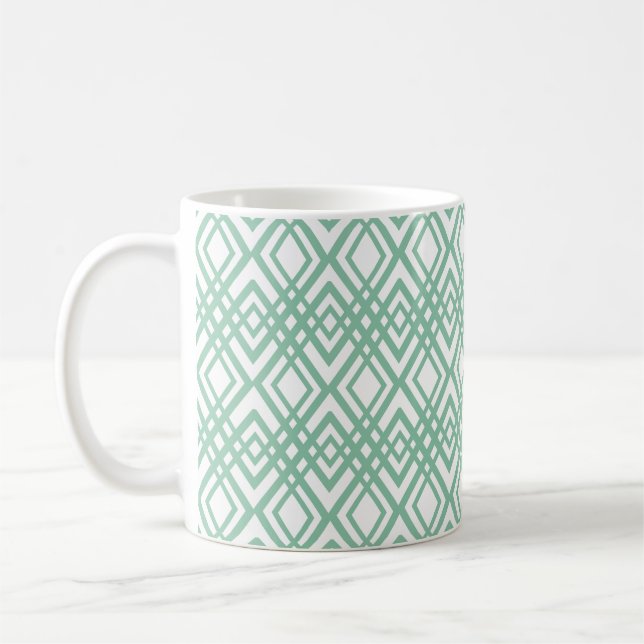 Art Deco Diamonds Coffee Mug (Left)