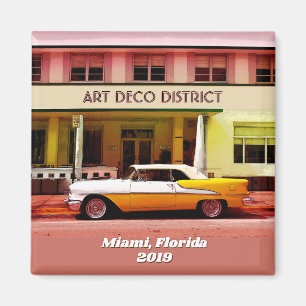 Art Deco District, Miami, Florida w/out year Magnet