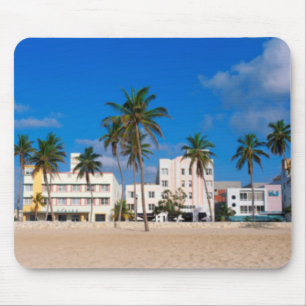 Art Deco District Of South Beach Miami Mouse Pad