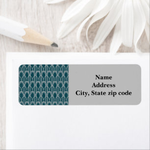 Art Deco Domes  Return Address Label