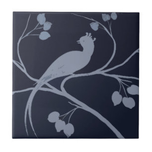 Art Deco Dove Ceramic Tile