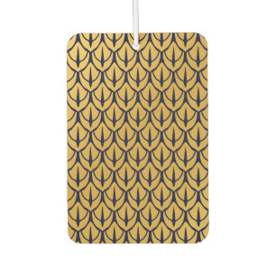 Art Deco Dragon Scales - Blue and Gold Scales Car Air Freshener