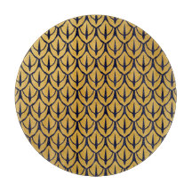 Art Deco Dragon Scales - Blue and Gold Scales