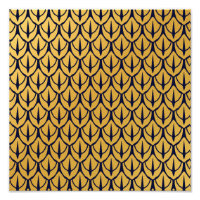 Art Deco Dragon Scales - Blue and Gold Scales