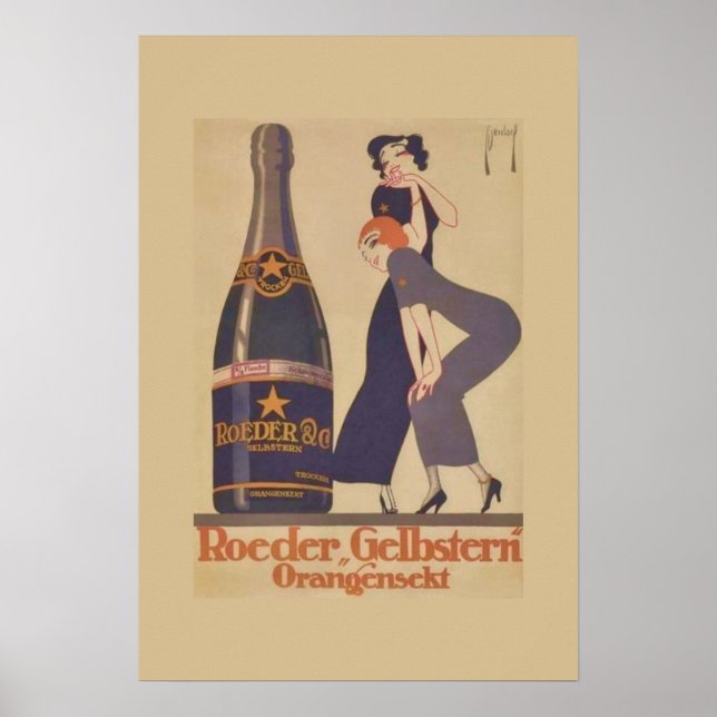 Art Deco Drink Poster (Front)