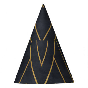 Art Deco Elegance: Geometric Glamour Party Hat
