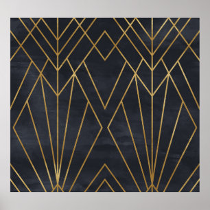 Art Deco Elegance: Geometric Glamour Poster