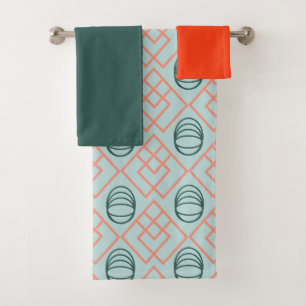 Art Deco Elements  Bath Towel Set