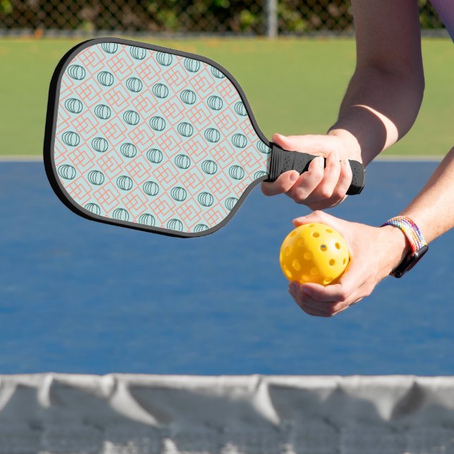 Art Deco Elements  Pickleball Paddle (Insitu)