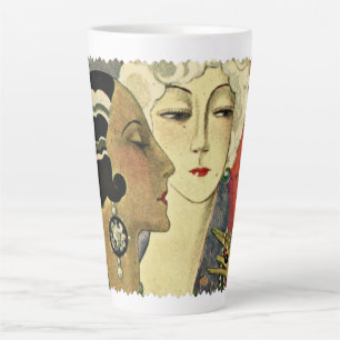 Art Deco Era Ladies Latte Mug