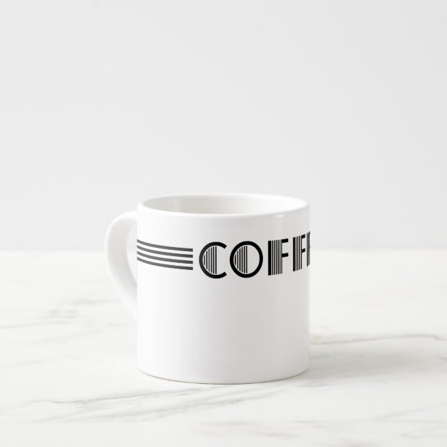 Art Deco Espresso Cup (Front Left)